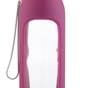 Contigo Purity Glass Water Bottle dark pink.